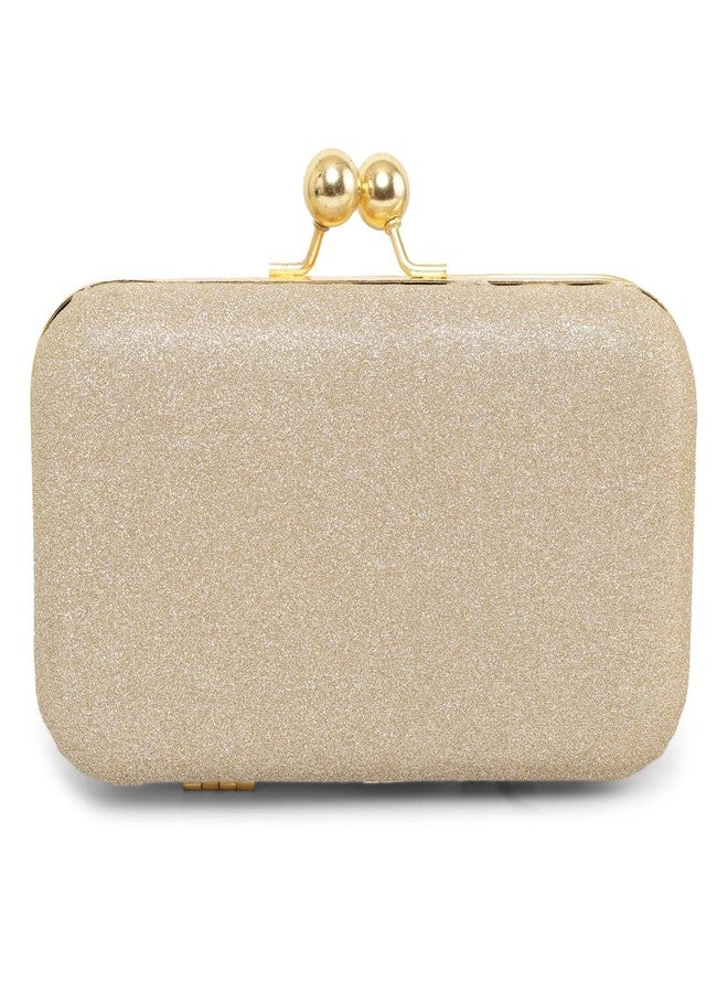 CULT FACTORY Golden Party Clutches for Women Stylish Resin Clutch for Wedding - Image 3